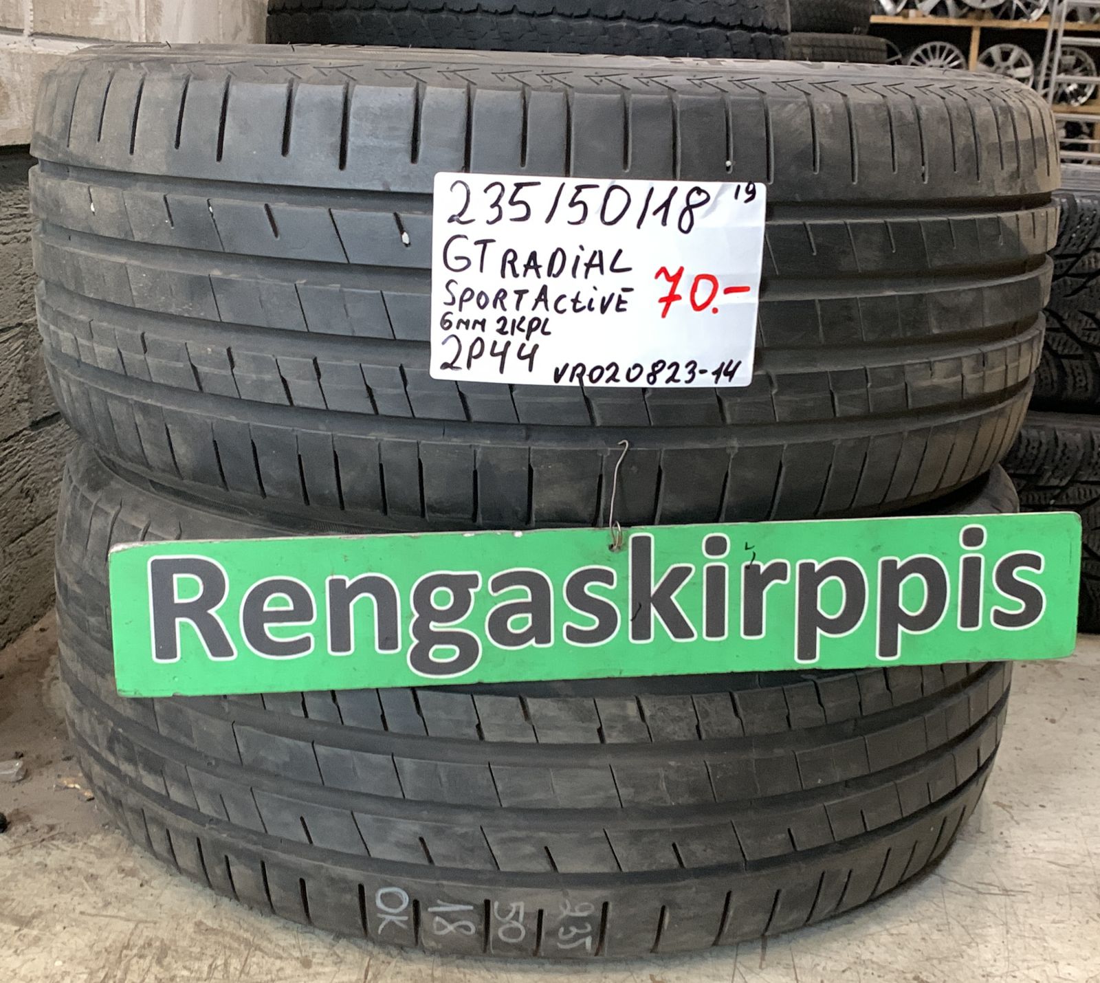235/50R18 GTRadial Sport Active kesä 6mm - Rengaskirppis