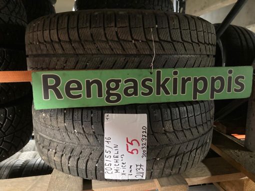 K 205/55R16 Michelin X-Ice X13 kitka 6mm 2V37