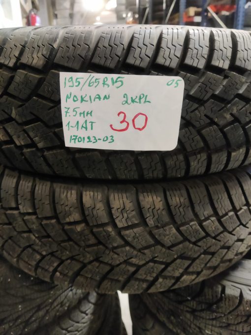 195/65R15 Nokian kitka 7,5mm / 1-1AT