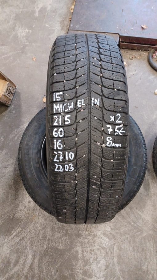 K 215/60R16 Michelin kitka 8mm / 4V23
