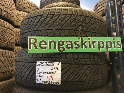 K 205/55R16 Continental kitka 5-6mm DOT15 5V3