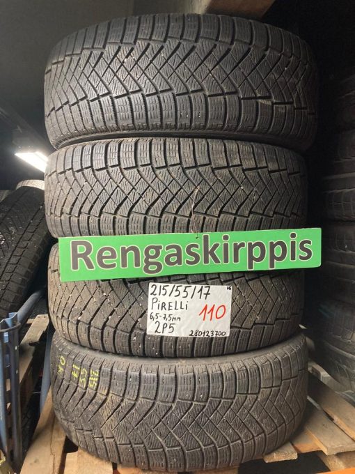 K 215/55R17 Pirelli kitka 6,5-7,5mm DOT16 2P5
