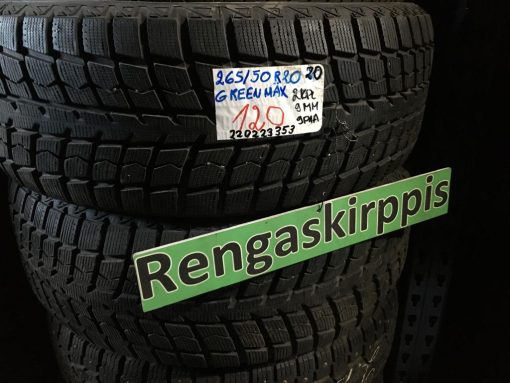 265/50R20 Greenmax kitka 9mm / 9P1A