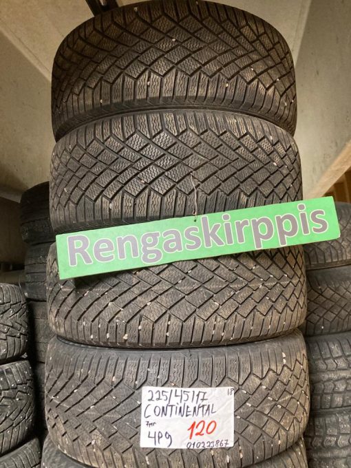 K 225/45R17 Continental kitka 7mm DOT18 4P9