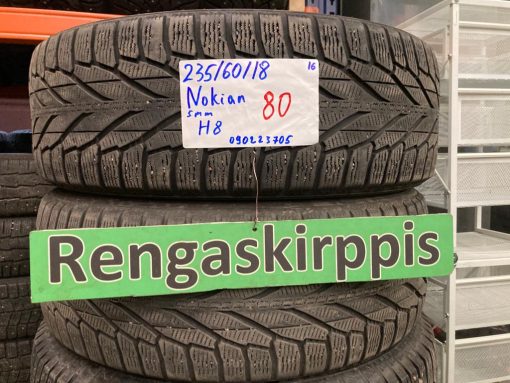 235/60R18 Nokian kitka 5mm / 3V5