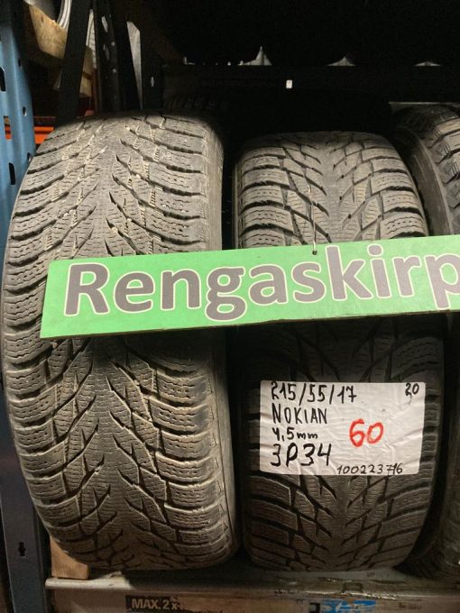 215/55R17 Nokian kitka 4,5mm # /  3P34