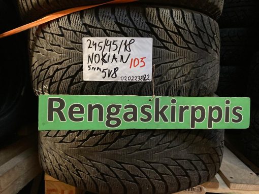 K 245/45R18 Nokian kitka 5mm 5V8