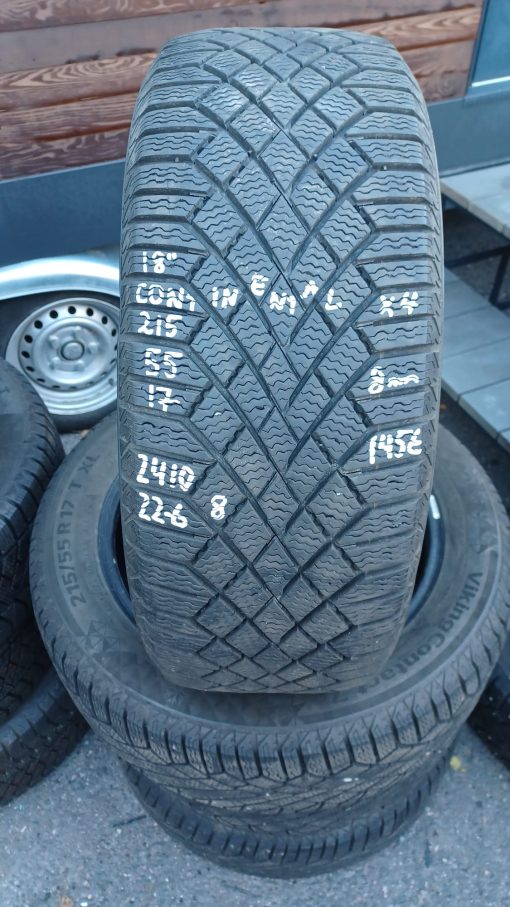 215/55R17 Continental kitka 6-7mm / 5V41