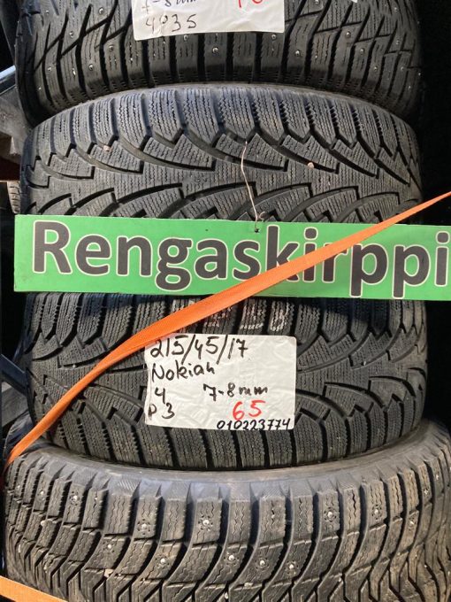 K 215/45R17 Nokian kitka 7-8mm 4P3