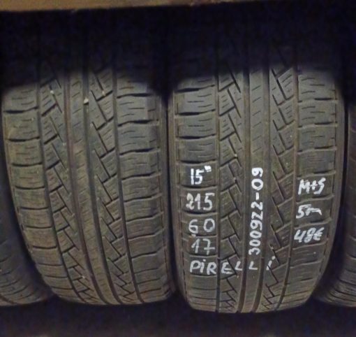 K 215/60R17 Pirelli kesä 5mm m+s / 5V30