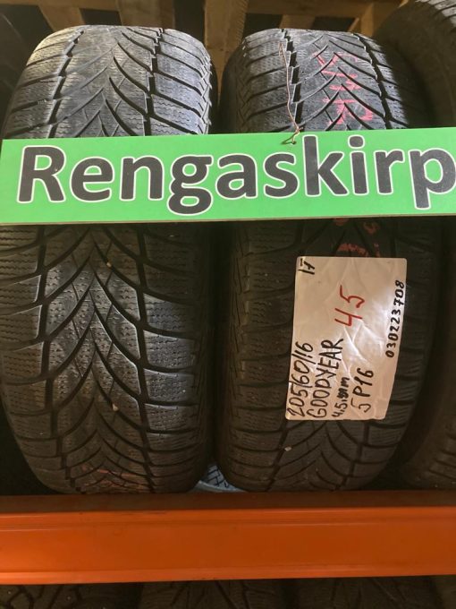 K 205/60R16 Goodyear kitka 4,5mm DOT17 5P16