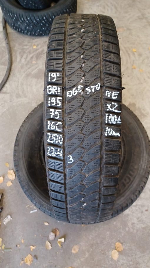 K 195/75R16C Bridgestone kitka 10mm / 2V10