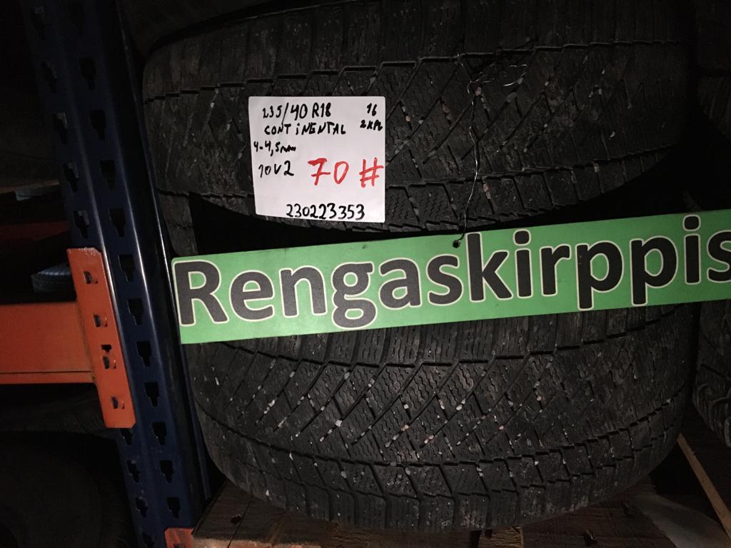 235/40R18 Continental VikingContact 6 kitka 4-4,5mm # / 3P8-3