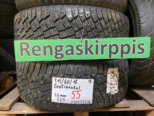 K 215/60R16 Continental nasta 5,5mm DOT18 5V1