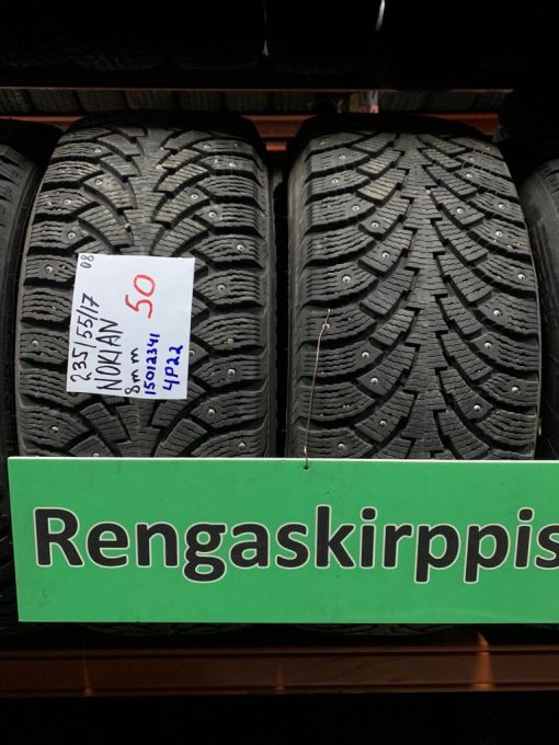 K 235/55R17 Nokian nasta 8mm 1-1P