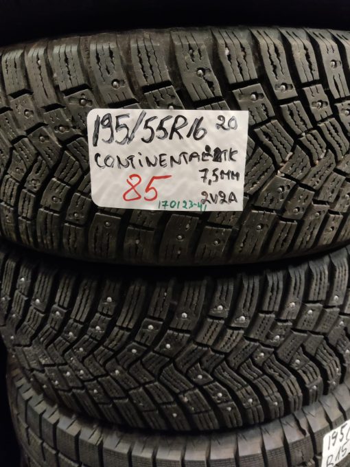 K 195/55R16 Continental nasta 7,5mm DOT20 5P8-2  MT