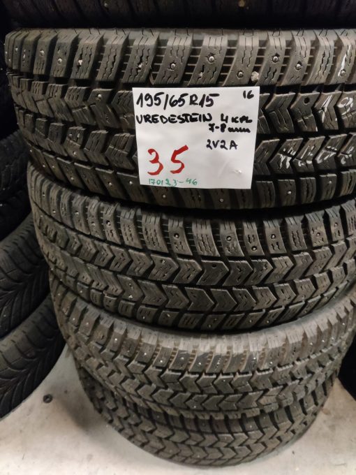 K 195/65R15 Vredestein nasta 7-8mm DOT16 3V1-4 MT