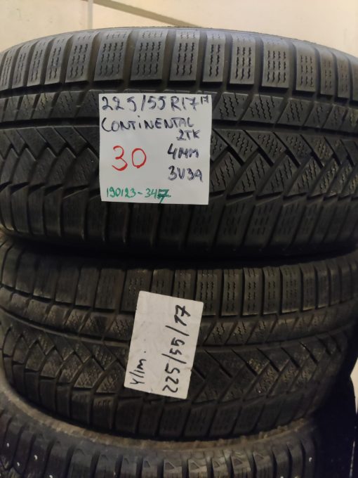 225/55R17 Continental kitka 4mm / 3V3A