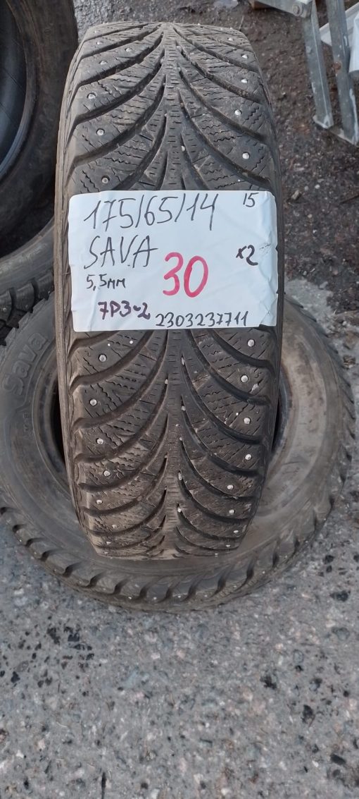 K 175/65R14 Sava nasta 5,5mm DOT15 7P3-2