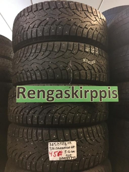 K 205/55R16 Bridgestone nasta 5-6mm DOT09 4V2