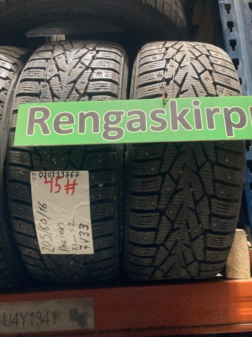 K 205/60R16 Nokian nasta 7,3mm DOT09 7V2-2 #