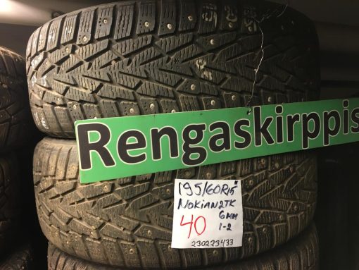 K 195/60R15 Nokian nasta 6mm DOT11 4V5-2