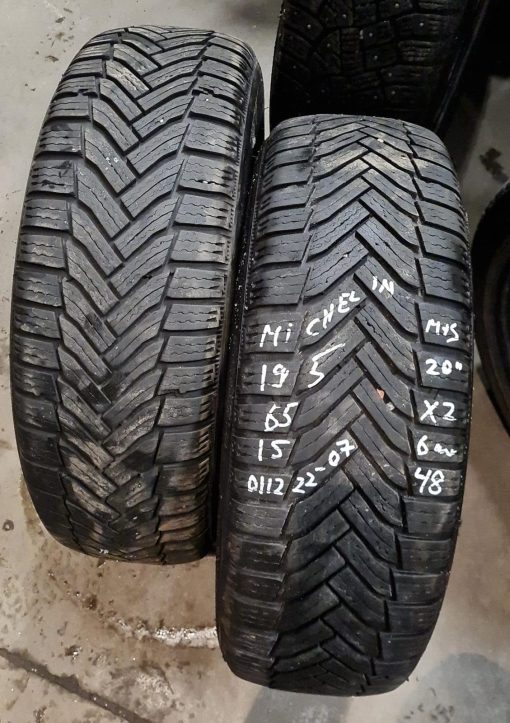 195/65R15 Michelin kesä m+s 6mm / 2V11