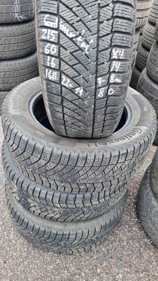 K 215/60R16 Continental kitka 7-8mm / 4V24