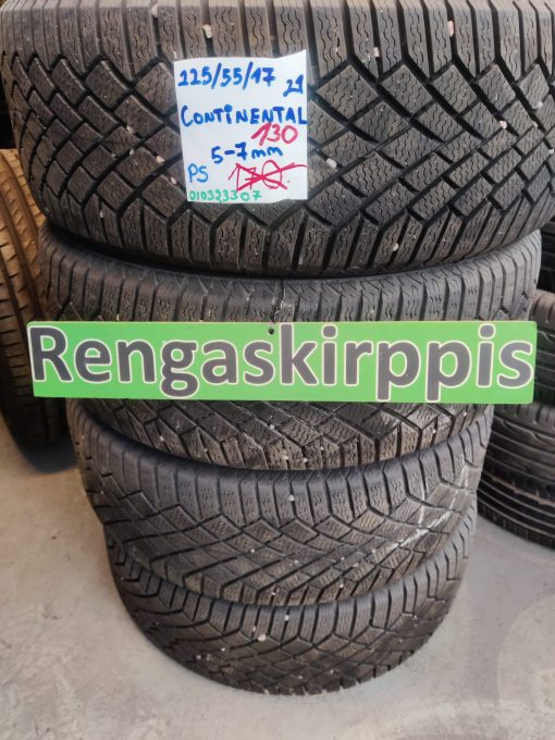 225/55R17 Continental kitka 7,5mm / 7V-1