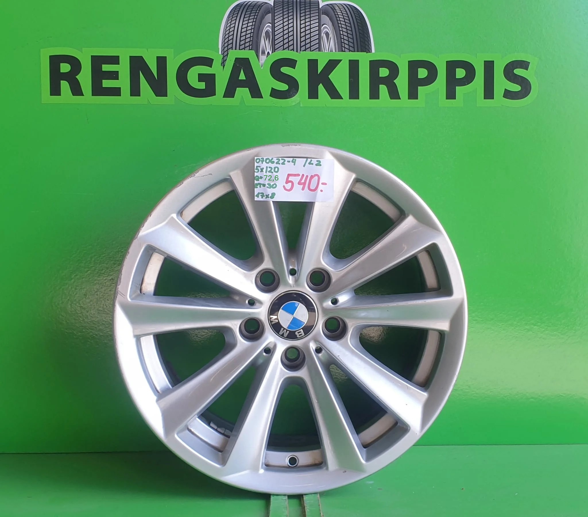 17" 5x120 ET30 KR72,6 L8" / L2-3P33