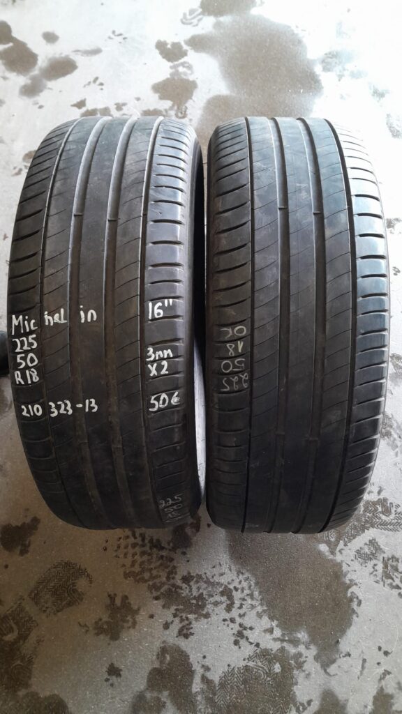 225/50R18 Michelin kesä 3mm / 5P34