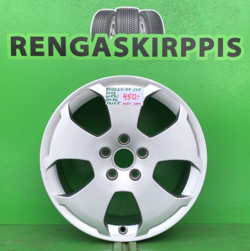 17" 5x112 ET56 K57,1 17"x7,5 Audi Oem