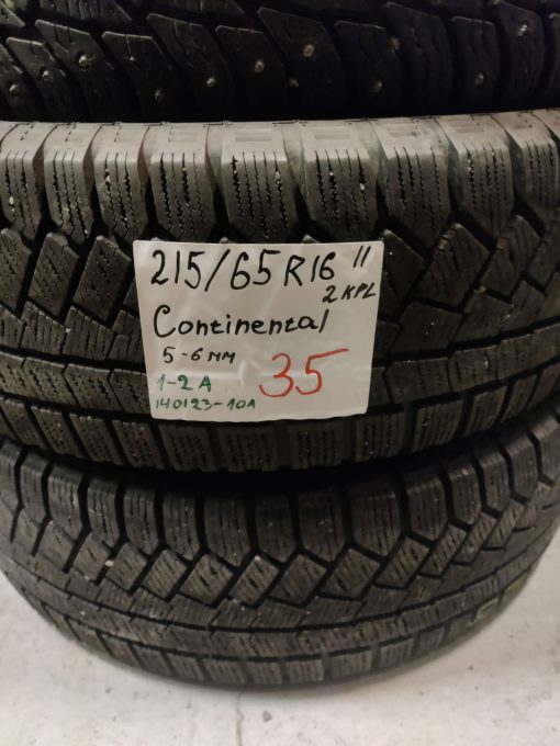 K 215/65R16 Continental kitka 5-6mm / 1-2A