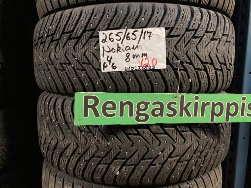265/65R17 Nokian nasta 8mm / 4P6