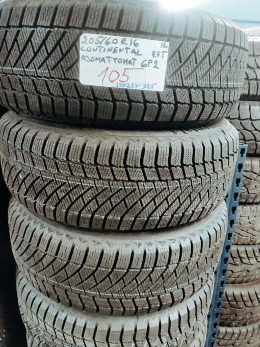 K 205/60R16 Continental ajomattomat RFT / 6P2