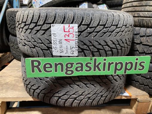 K 215/55R17 Nokian kitka 7mm Dot18