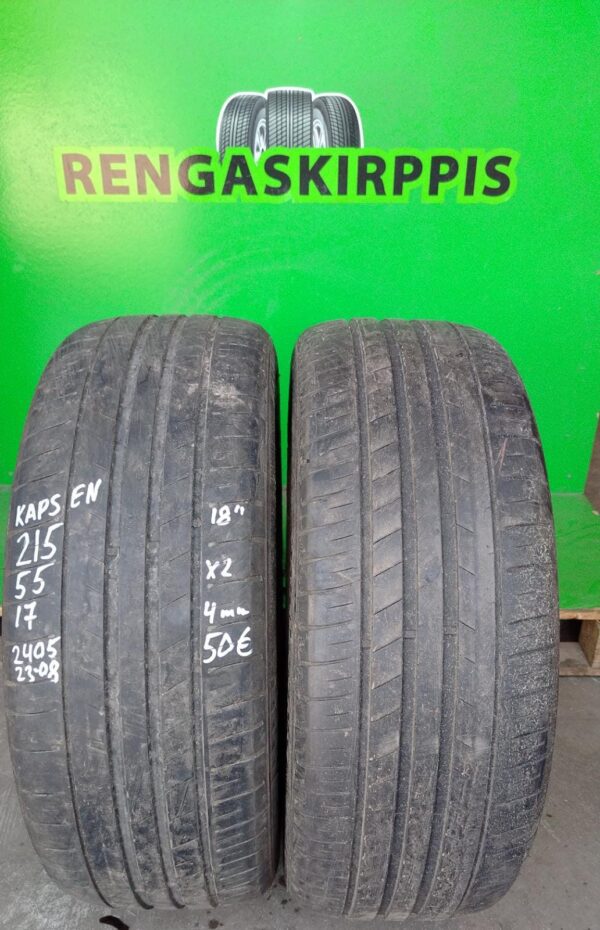 K 215/55R17 Kapsen kesä 4mm 4P23