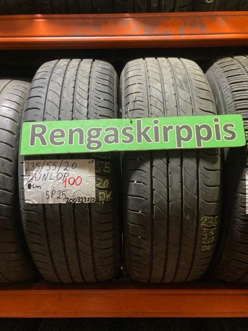 K 235/55R20 Dunlop kesä 6mm DOT17 5P25