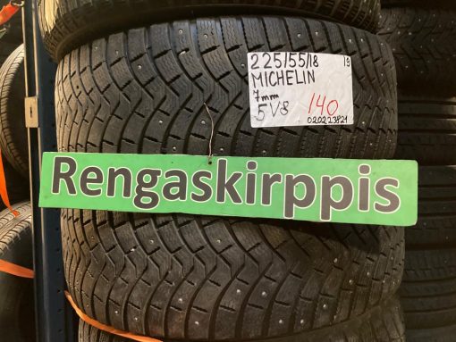 225/55R18 Michelin nasta 7mm DOT19 / 5V8