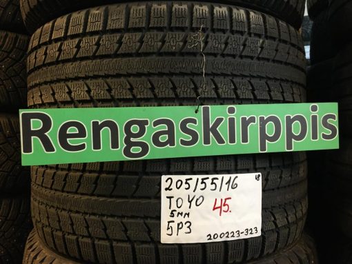 K 205/55R16 Toyo kitka 5mm DOT18 5P3