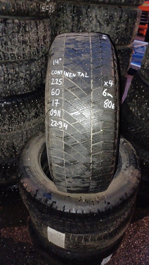 225/60R17 Continental kitka 4mm / K12