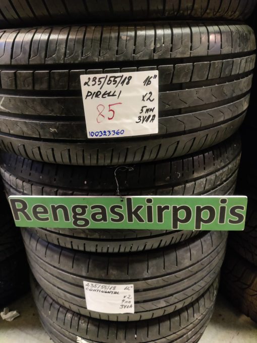 235/55R18 Pirelli kesä 5mm / 3V1A