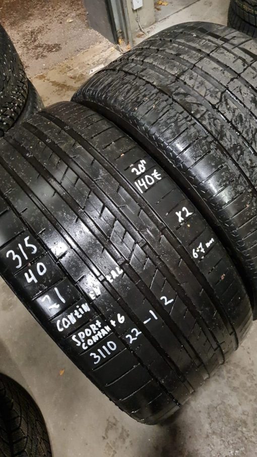 K 315/40R21 Continental Sport Contact 6 kesä 6-7mm / K3