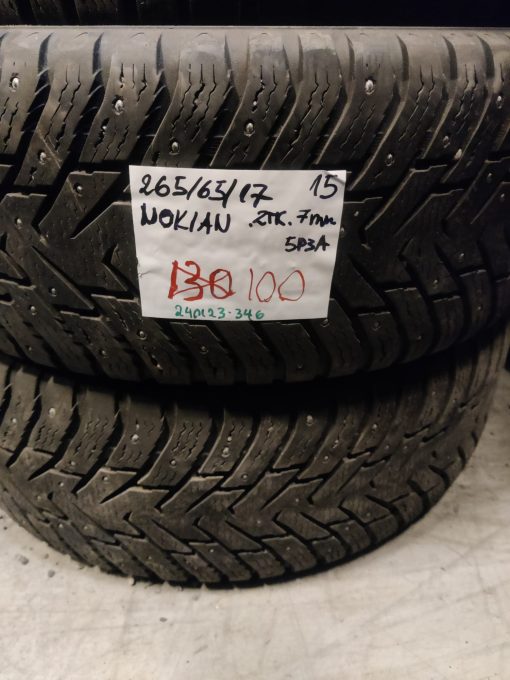 265/65R17 Nokian nasta 7mm / 5P3A
