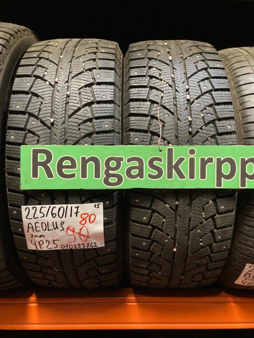 K 225/60R17 Aeolus nasta 7mm DOT15 4P25