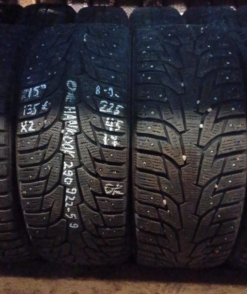 225/45R17 Hankook nasta 8-9mm / 4P31