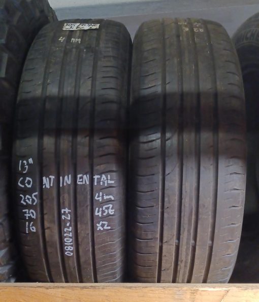 K 205/70R16 Continental kesä 4mm / 3P27