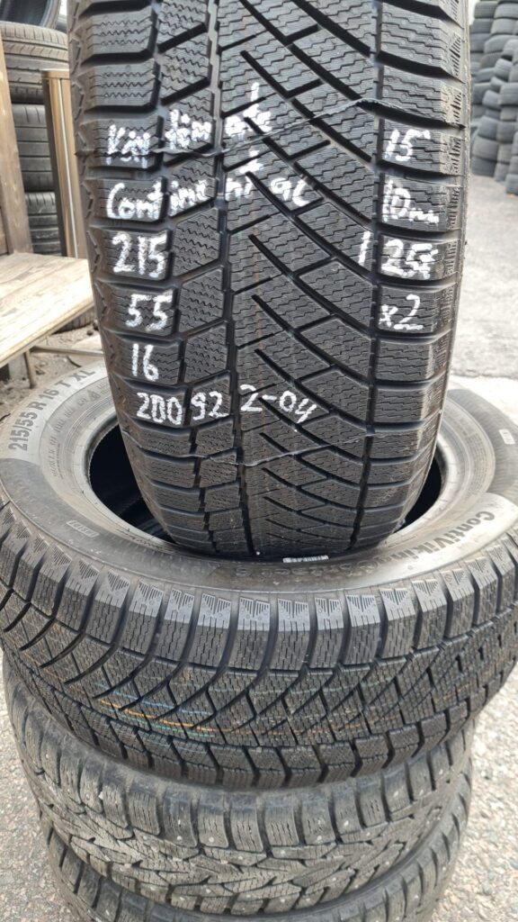 k 215/55R16 Continental ajamattomat kitka   / 4V34