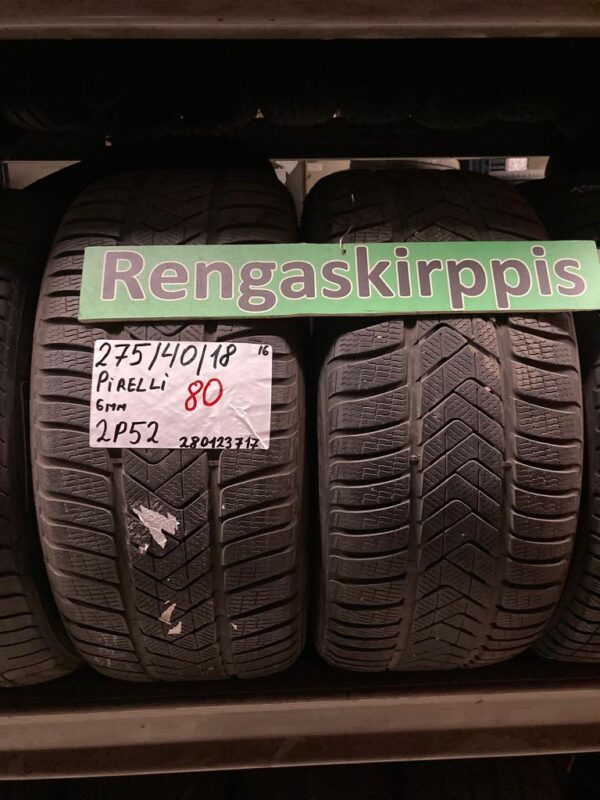 K 275/40R18 Pirelli kitka 6mm DOT16 2P52