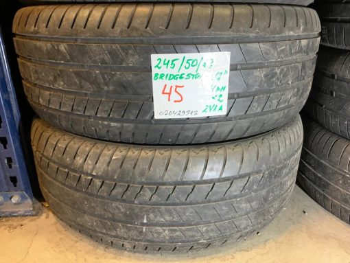 K 245/50R19 Bridgestone kesä 4mm 2V1A